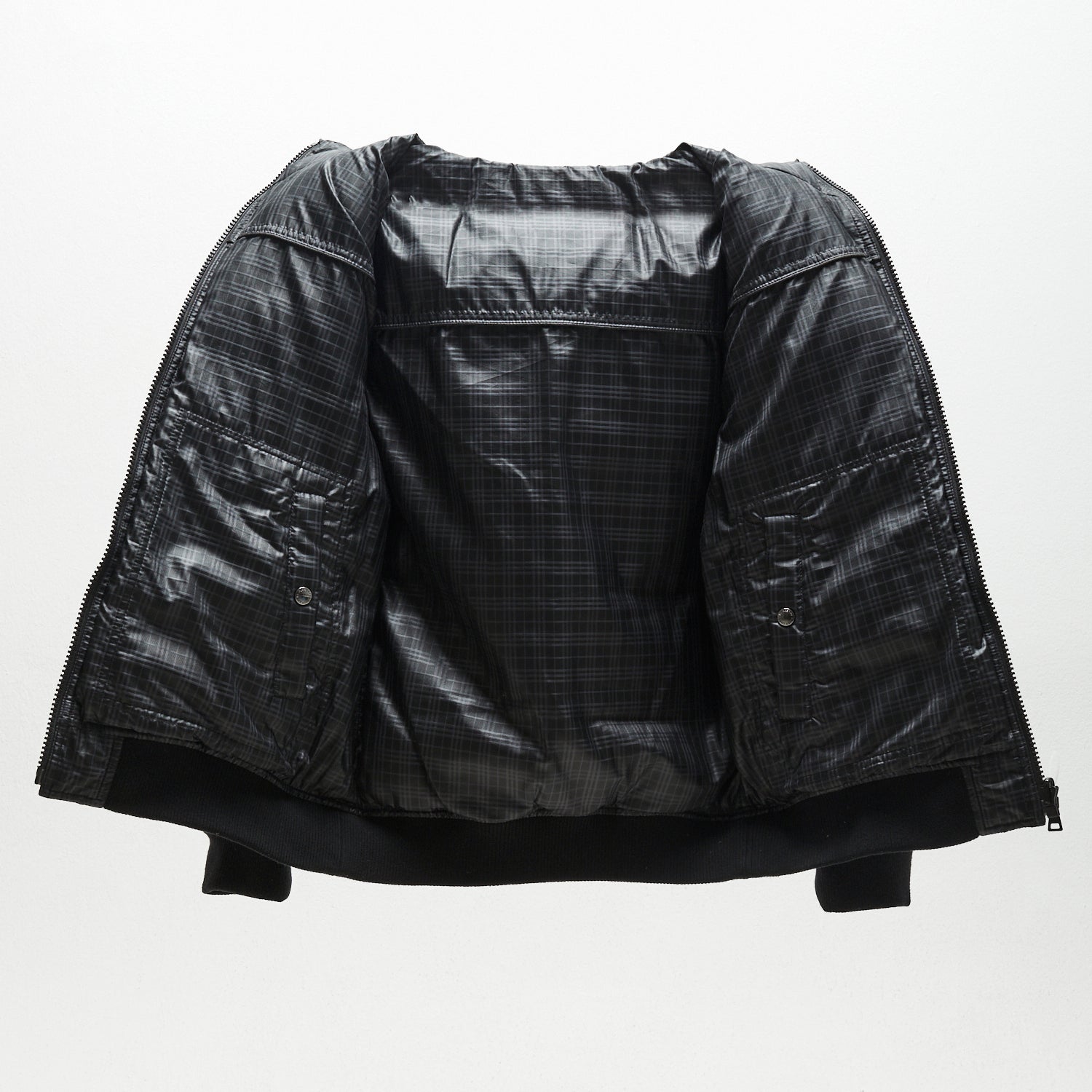 BURBERRY BLACK LABEL REVERSIBLE PUFFER JACKET – fabricsforsale