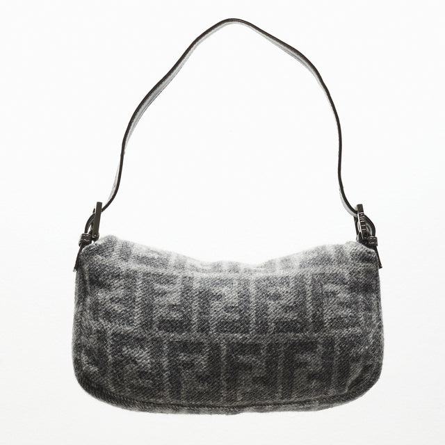 FENDI WOOL BAGUETTE BAG