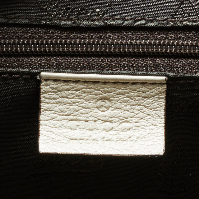 GUCCI LEATHER MONOGRAM HAND BAG