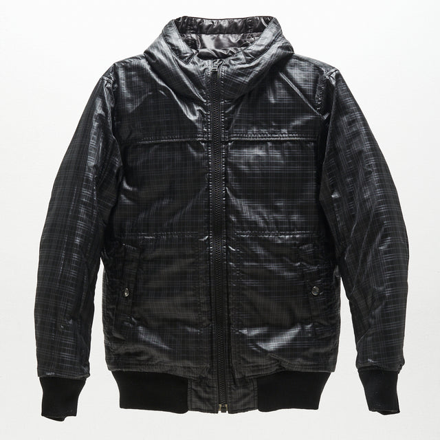 BURBERRY BLACK LABEL REVERSIBLE PUFFER JACKET