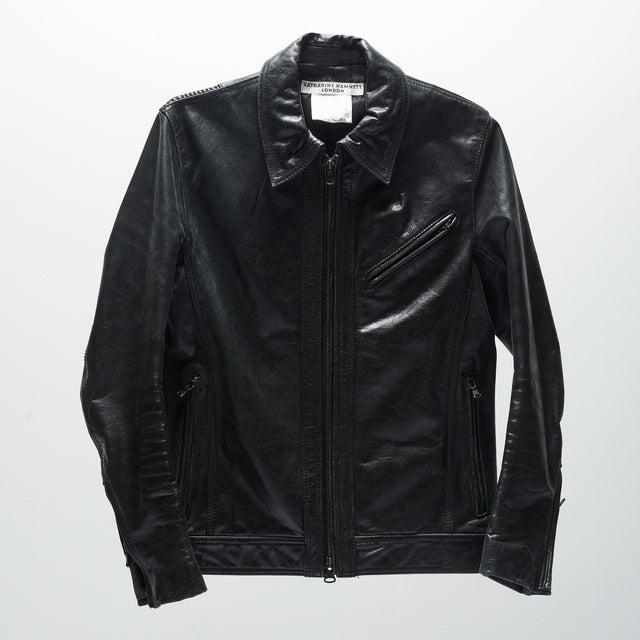 KATHARINE HAMNETT LEATHER JACKET