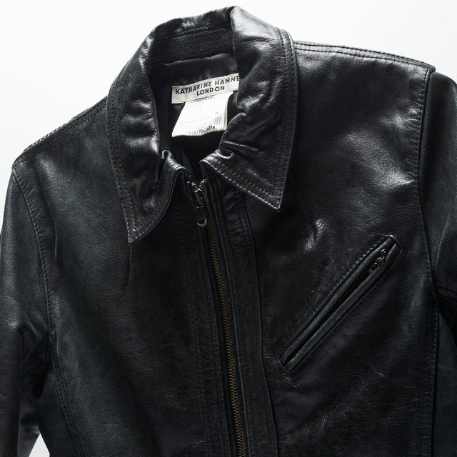 KATHARINE HAMNETT LEATHER JACKET