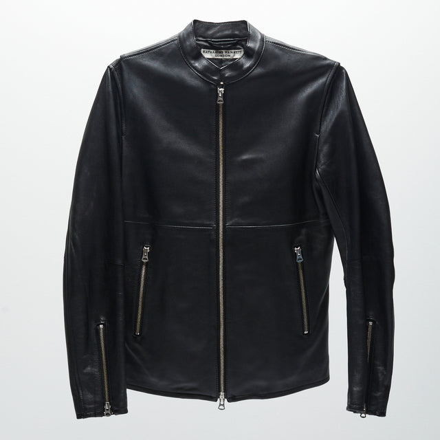 KATHARINE HAMNETT LEATHER JACKET