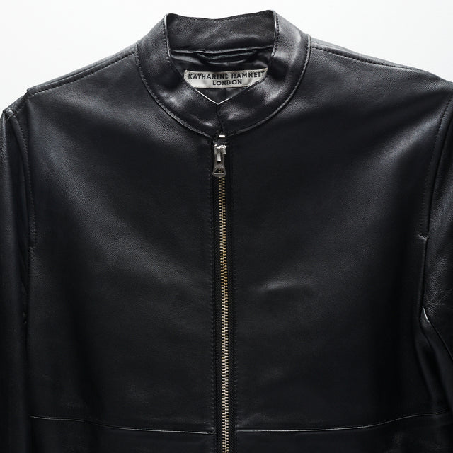 KATHARINE HAMNETT LEATHER JACKET