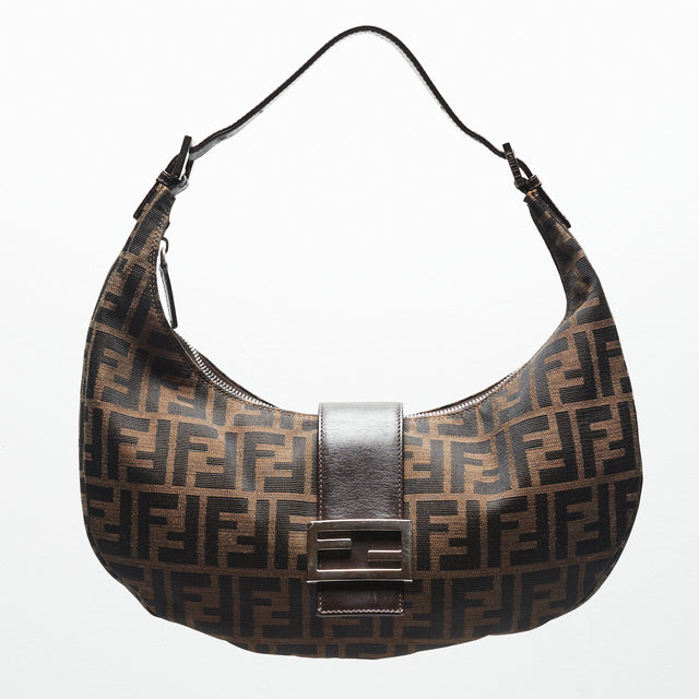 FENDI ZUCCA HALF MOON BAG