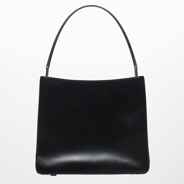 PRADA LEATHER RUNWAY HOBO HAND BAG