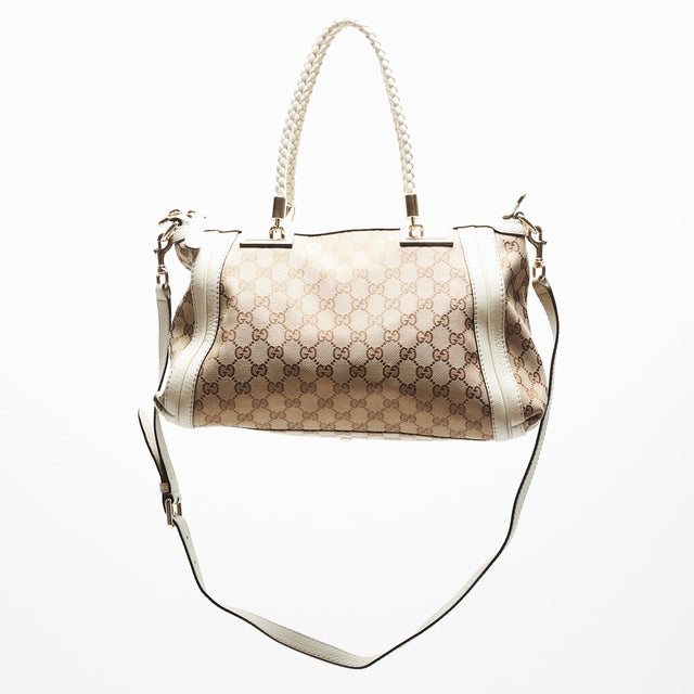 GUCCI BAMBOO MONOGRAM HAND BAG