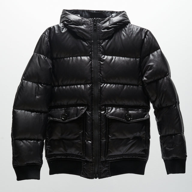 BURBERRY BLACK LABEL REVERSIBLE PUFFER JACKET