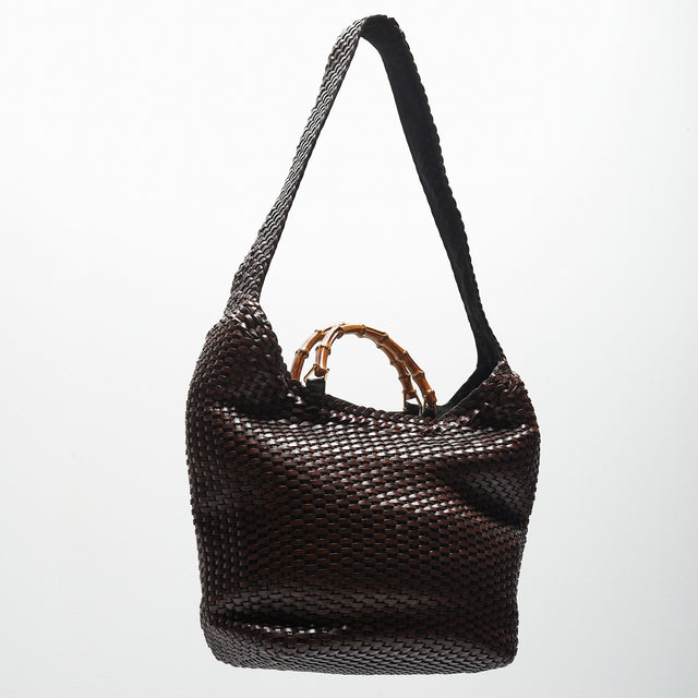 GUCCI S/S 1996 BAMBOO HAND BAG (TOM FORD)