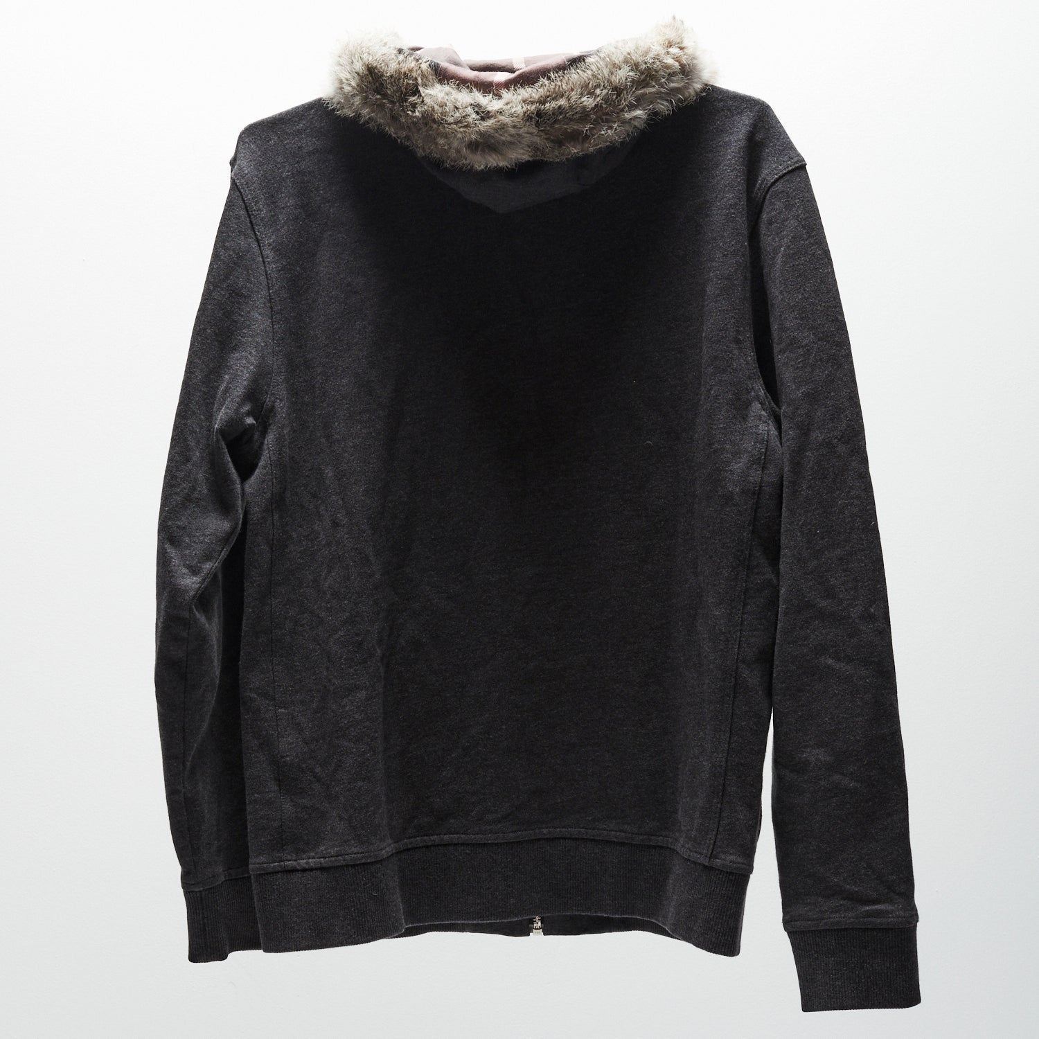 トップス BURBERRY BLACK LABEL Fur Zip Hoodie L BURBERRY BLACK LABEL FUR ZIP HOODIE – fabricsforsale