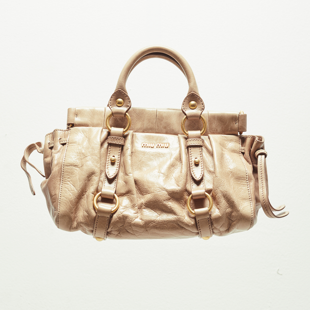 MIU MIU LEATHER HAND BAG