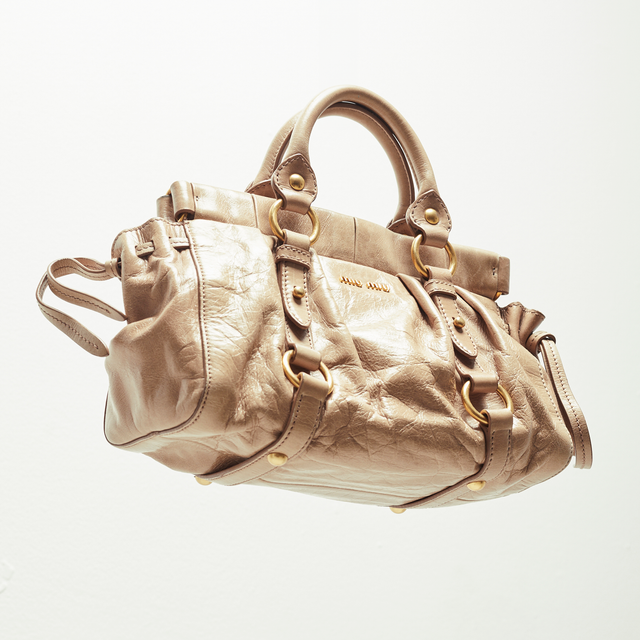 MIU MIU LEATHER HAND BAG