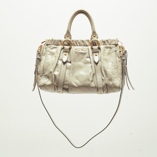 MIU MIU LEATHER HAND BAG