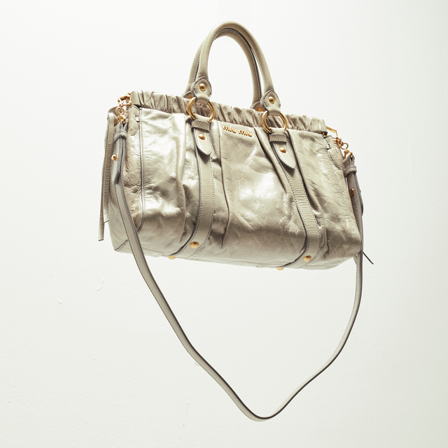 MIU MIU LEATHER HAND BAG