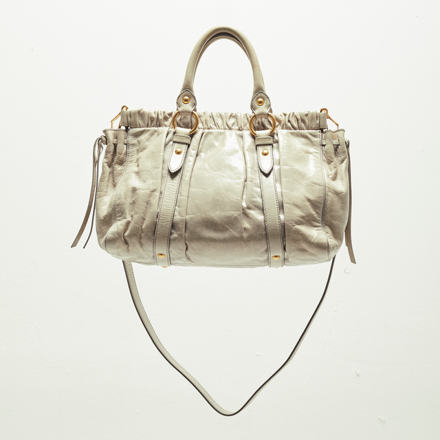 MIU MIU LEATHER HAND BAG