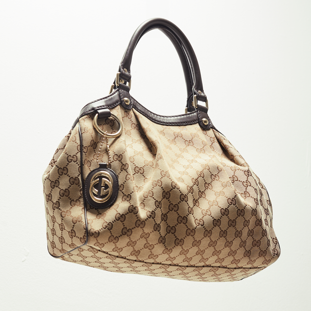 GUCCI MONOGRAM HAND BAG