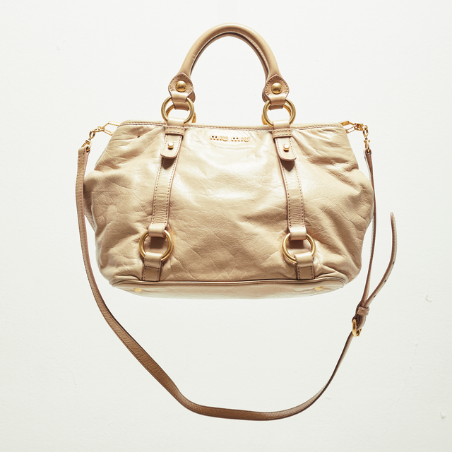 MIU MIU LEATHER HAND BAG