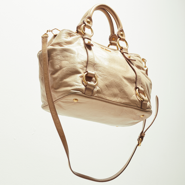 MIU MIU LEATHER HAND BAG