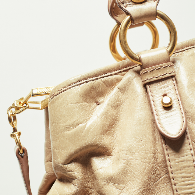 MIU MIU LEATHER HAND BAG