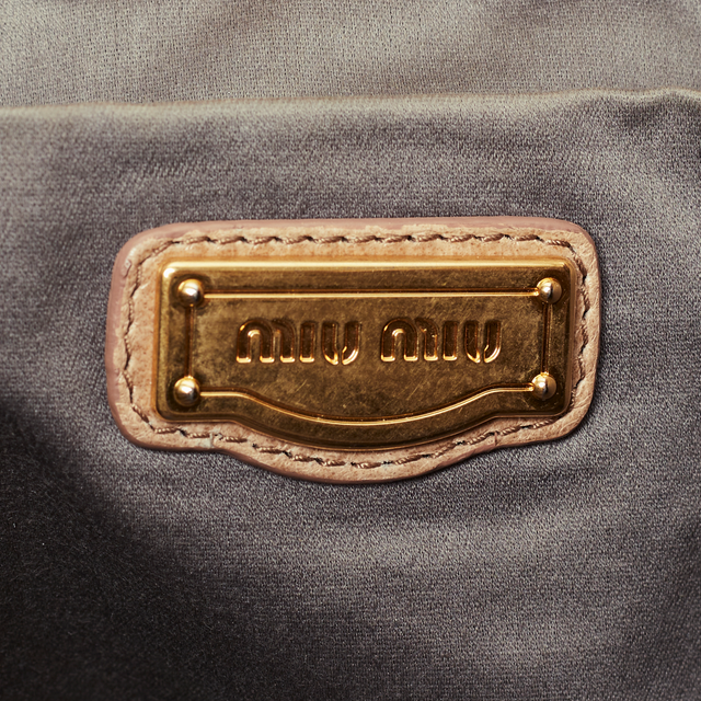 MIU MIU LEATHER HAND BAG