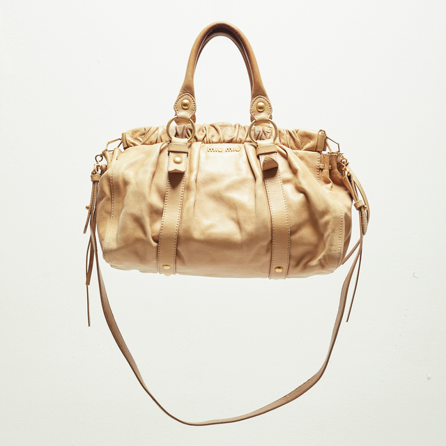 MIU MIU LEATHER HAND BAG