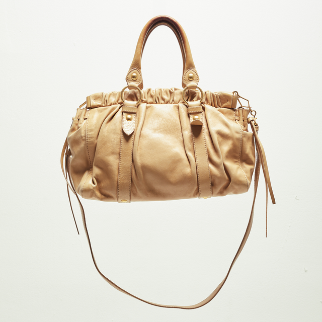 MIU MIU LEATHER HAND BAG