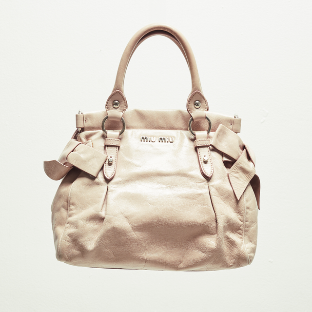 MIU MIU LEATHER HAND BAG