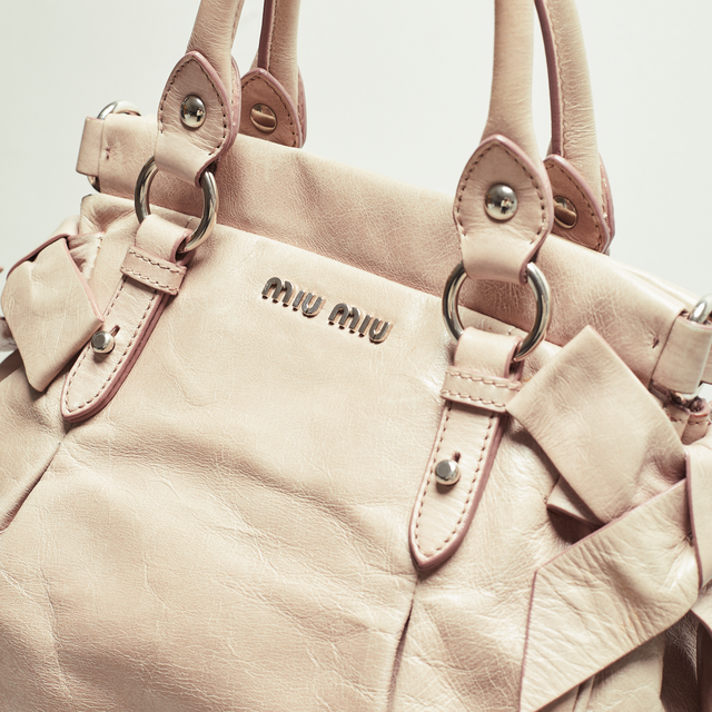 MIU MIU LEATHER HAND BAG