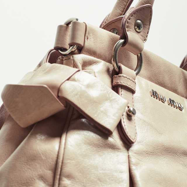 MIU MIU LEATHER HAND BAG