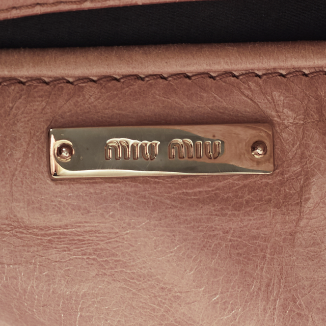 MIU MIU LEATHER HAND BAG