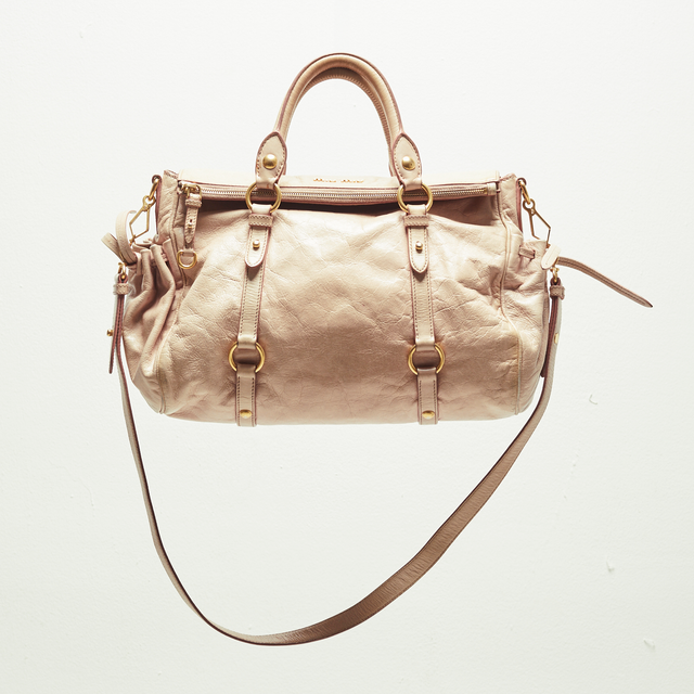 MIU MIU LEATHER HAND BAG