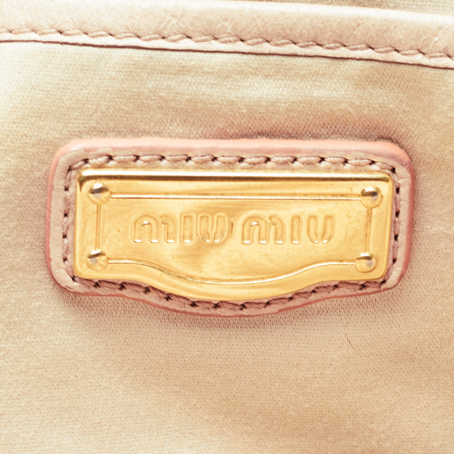 MIU MIU LEATHER HAND BAG