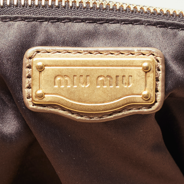 MIU MIU LEATHER HAND BAG