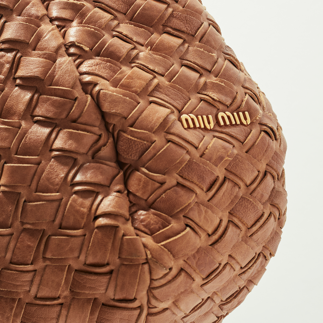 MIU MIU LEATHER HAND BAG