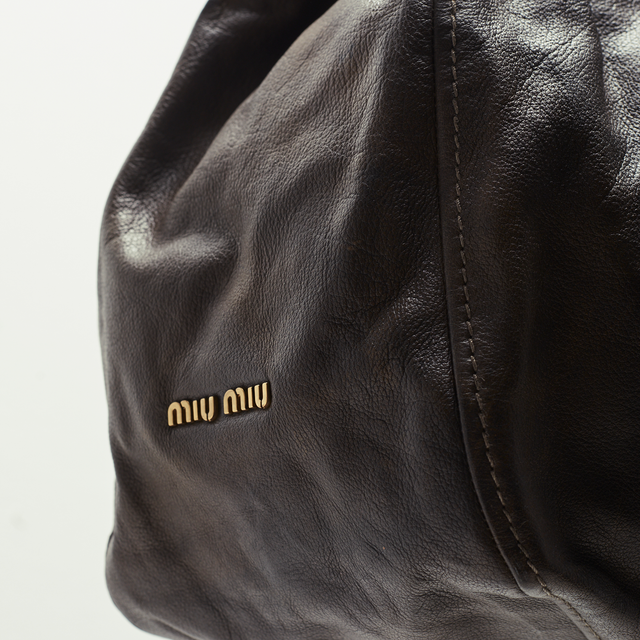 MIU MIU LEATHER HAND BAG