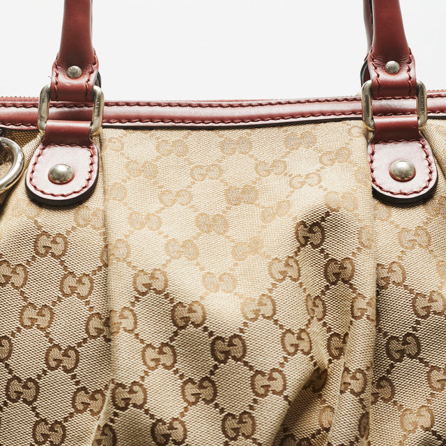 GUCCI MONOGRAM HAND BAG