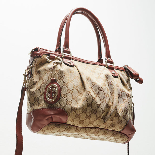 GUCCI MONOGRAM HAND BAG