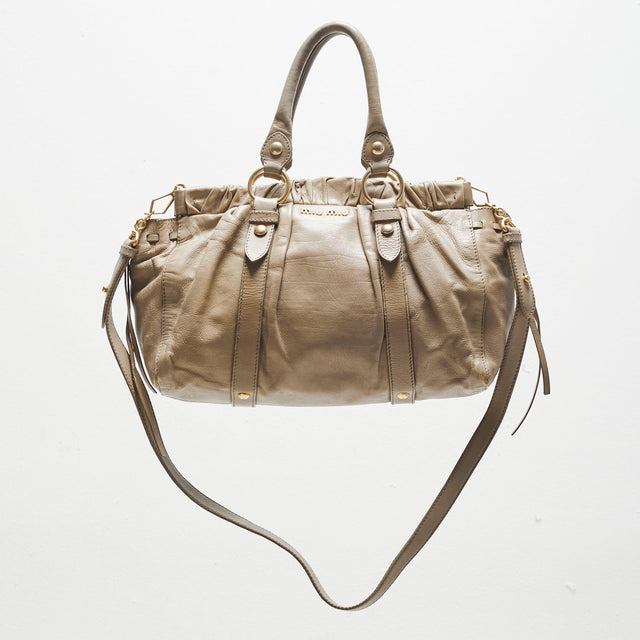 MIU MIU LEATHER HAND BAG