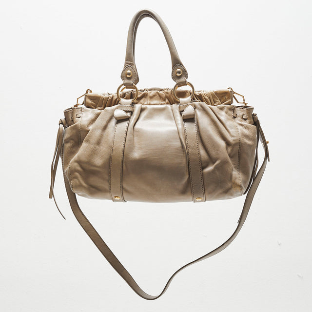 MIU MIU LEATHER HAND BAG