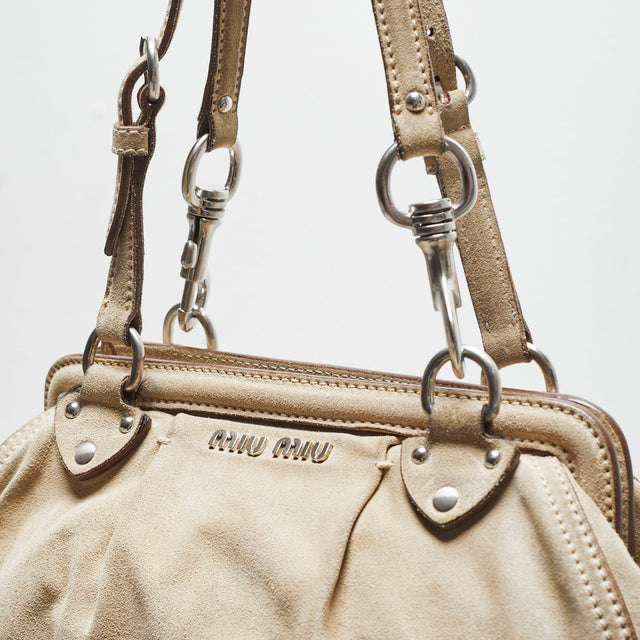 MIU MIU LEATHER HAND BAG