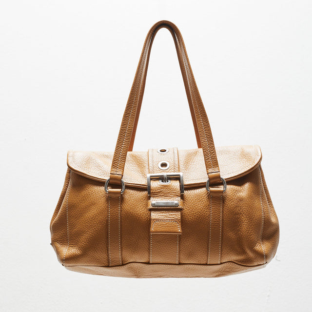 PRADA LEATHER HAND BAG